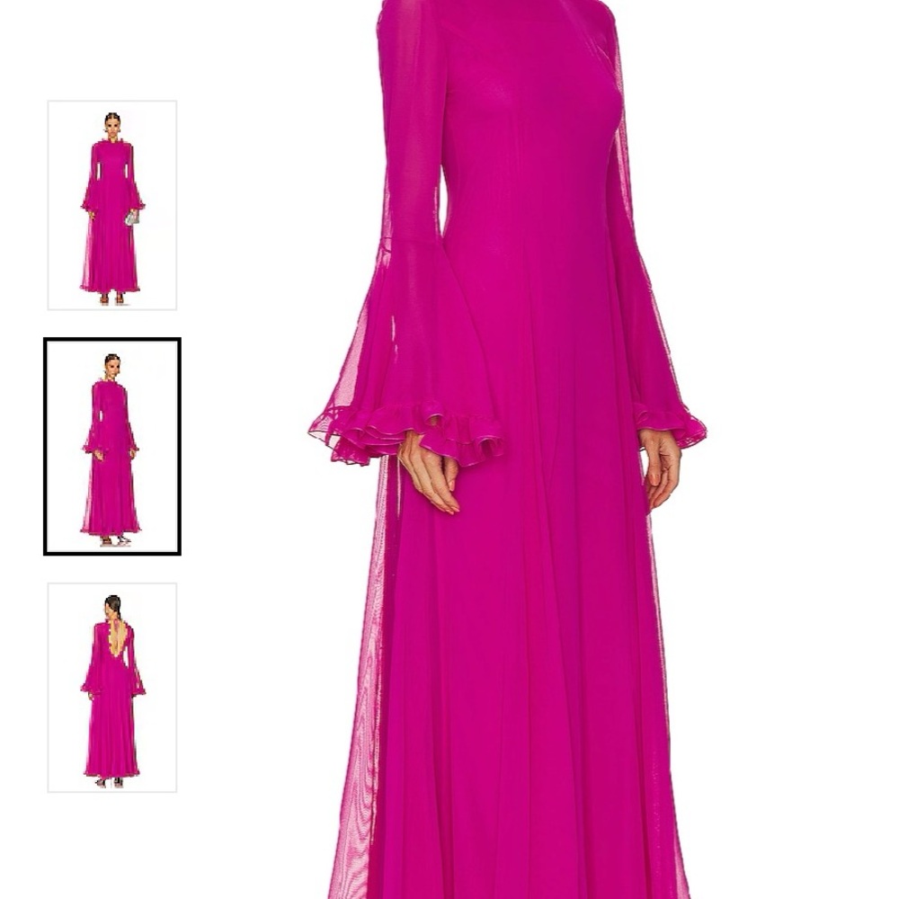 Elegant Prom Dress - Vivette Fushia